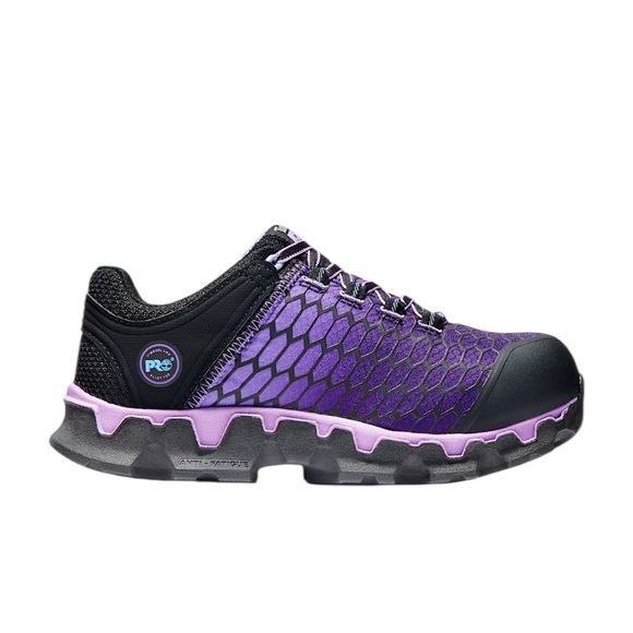 Timberland PRO Women's Powertrain Sport Alloy Steel Toe Work Sneaker Purple Size - Picture 15 of 15